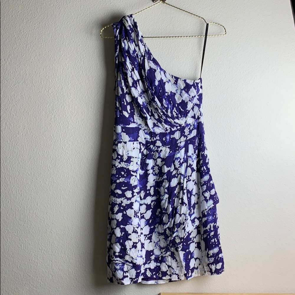 BCBG  One Shoulder Dress